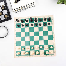 Big Premium Portable Chess Set Plastic Chess Pieces (1 Set)