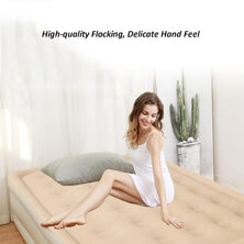 Portable Inflatable Bed Folding Lazy Bed (190x100x40 Cm  1 Pc)