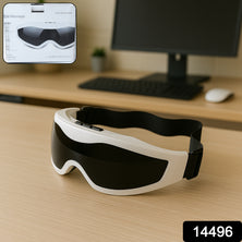 Electric Eye Massager With Heat Vibration  Air Pressure (1 Pc)