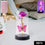 Led Decorative Rose With Butterfly In Transparent Plastic Dome (1 Pc  Battery Not Included)