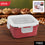 Apex Victor Square Food Storage Container (400 Ml  1 Pc)