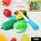 Realistic Slice-able Fruits And Vegetables Cut In 2 Part Play Toy Set