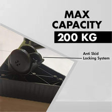 Adjustable Heavy-duty Fridge And Washing Machine Stand Base Trolley 50x50 Cm