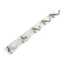 Stainless Steel Wall Mounted Coat 5 Hook Rack (26x3  1 Pc)