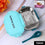 Insulated Testy Stainless Steel Leakproof Lunch Box With Spoon (1 Set)