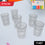 Apex Everyday Plastic Glass Set  6 Pieces Lightweight  Unbreakable