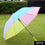 Colorful Rainbow Umbrella Multi-colour J Shaped Handle (1 Pc)