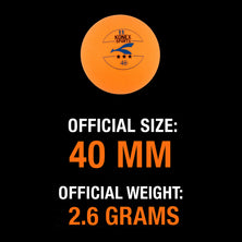 Konex Star Seamless Table Tennis Balls (12 Pcs Set)