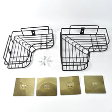 Metal Shower Shelf Shower Shelf Without Drilling (2 Pc)