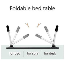 7862 Foldable Bed Study Table Portable Multifunction Laptop Table Lapdesk For Children Bed Foldable Table Work Office Home With Tablet Slot  Cup Holder