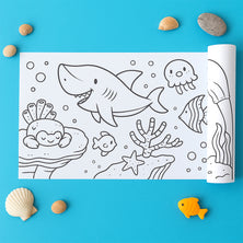 Fun And Educational Coloring Roll (1 Pc)