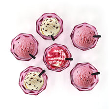 2764 6pc Diamond Shape Ice Cream Bowl Set