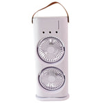 Electric Fan Desktop Double-head Powerful Air Cooler (1 Pc  With Remote)