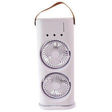 Electric Fan Desktop Double-head Powerful Air Cooler (1 Pc  With Remote)