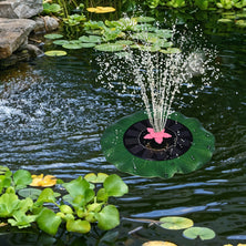 Solar-powered Floating Fountain Pump For Ponds