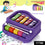 17799 2 In 1 Baby Piano Xylophone Toy For Toddlers 5 Multicolored Key Keyboard Xylophone Piano Preschool Educational Musical Learning Instruments Toy For Baby Kids Girls Boys 3+ Years(1 Pc)
