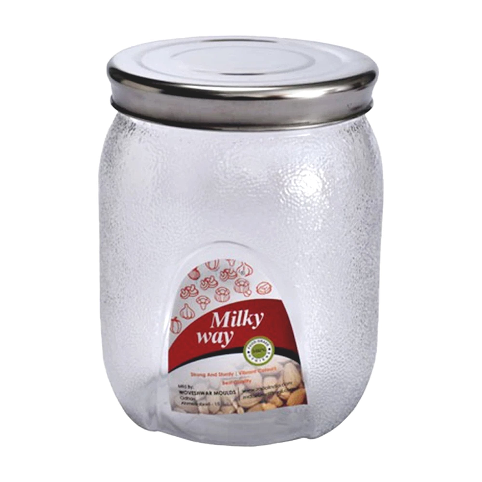 3677 Mason Jar With Airtight Lids (2000 Ml)
